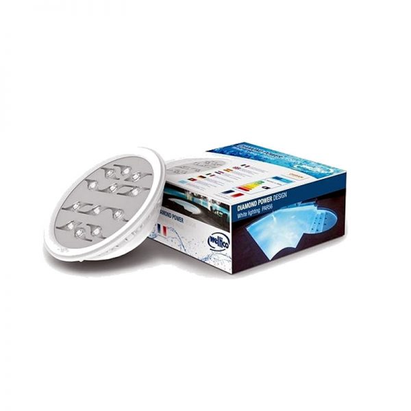 Weltico vervangingslamp par56 LED 12 leds, 2500 Lm, 6500k, 12v AC - Weltico