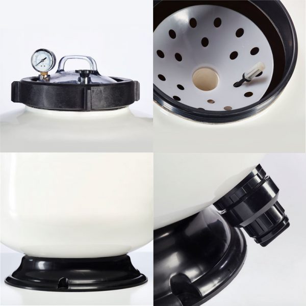 Filter PPG Deluxe 24" ø, incl 1 1/2" klep, 15m³ h bij 50m³ h m² - PPG