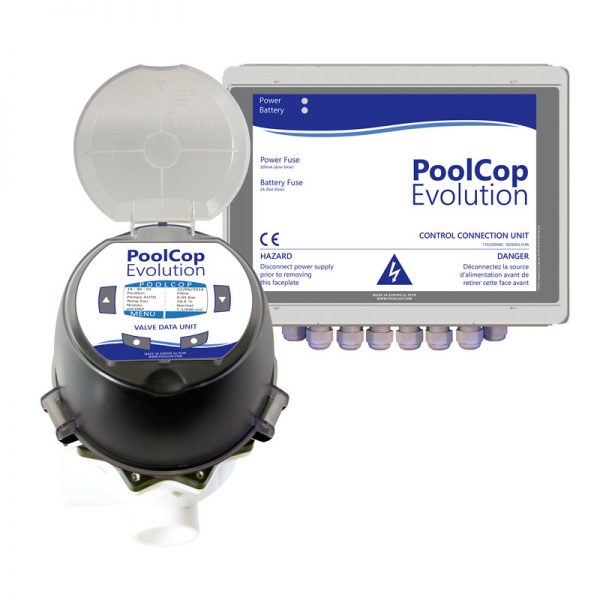 PoolCop Evolution kit uitgevoerd met web module en temperatuursensor - PoolCop