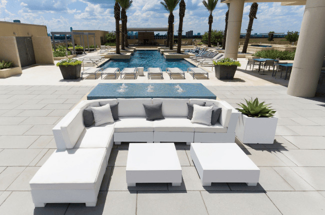 Square pool tafel - Square