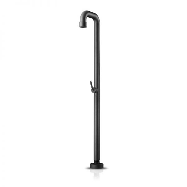 Douche RVS Jee-O Soho 01 hammercoated ø89mm, met eengreepsmengkraan - Buiten douches