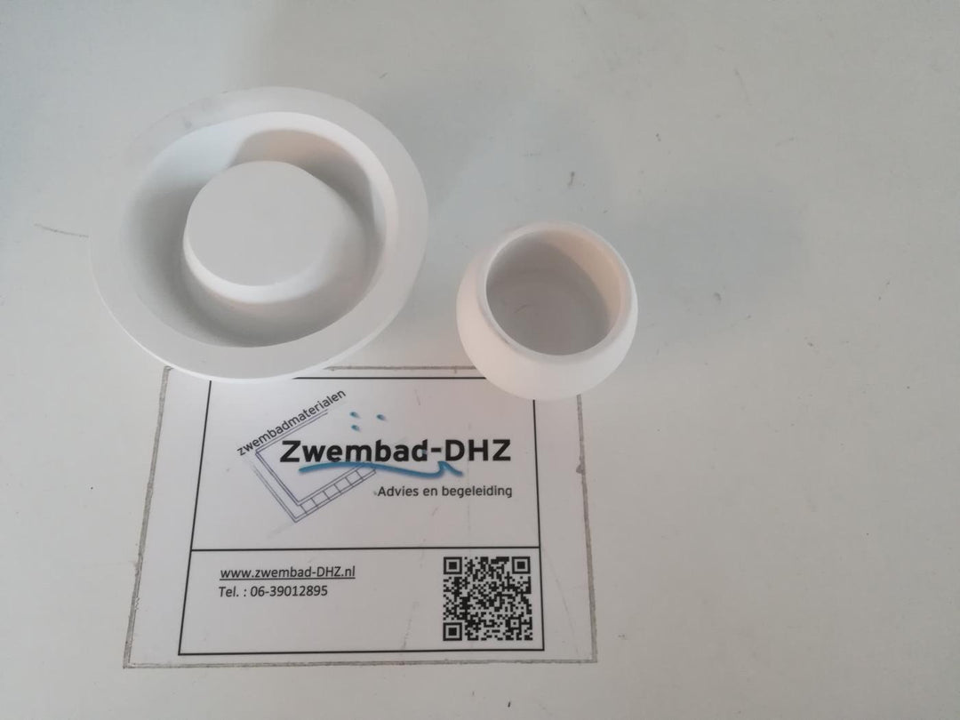 Trapbumper met kogel voor zwembadtrap ø43mm. (prijs per stuk) - Trapbumper