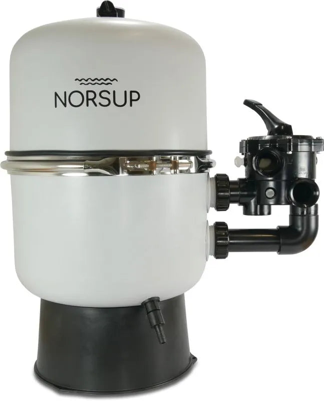 Norsup Zandfilter glasvezel versterkt PP 1 2" lijmmof x binnendraad 1.8bar type Duplex 400 SM 2-pcs - Norsup