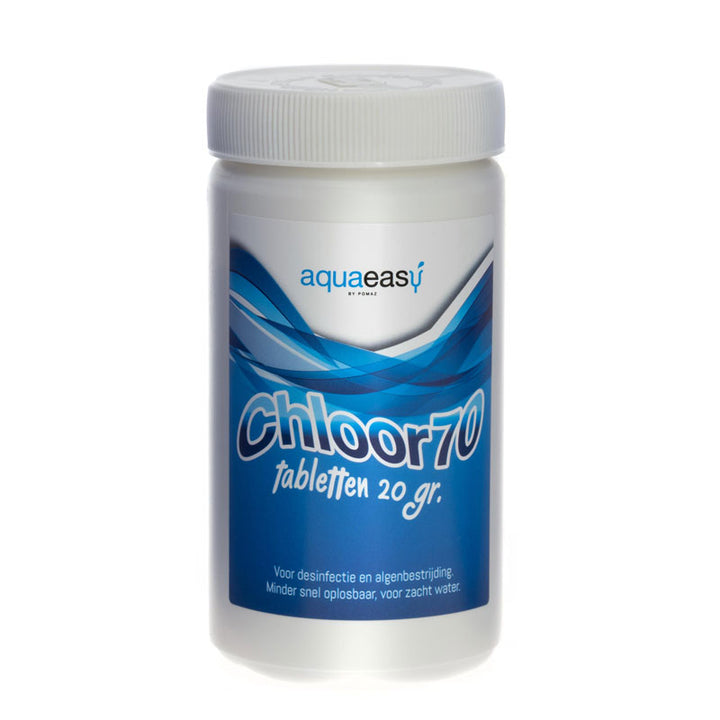 Aqua Easy chloortabletten (70%) tabs 1kg (organisch) niet-gestabiliseerd