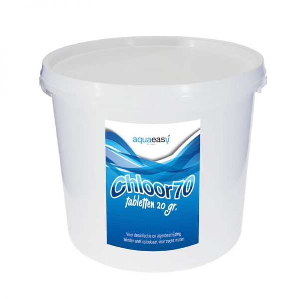 Aqua Easy chloortabletten (70%) tabs 1kg (organisch) niet-gestabiliseerd