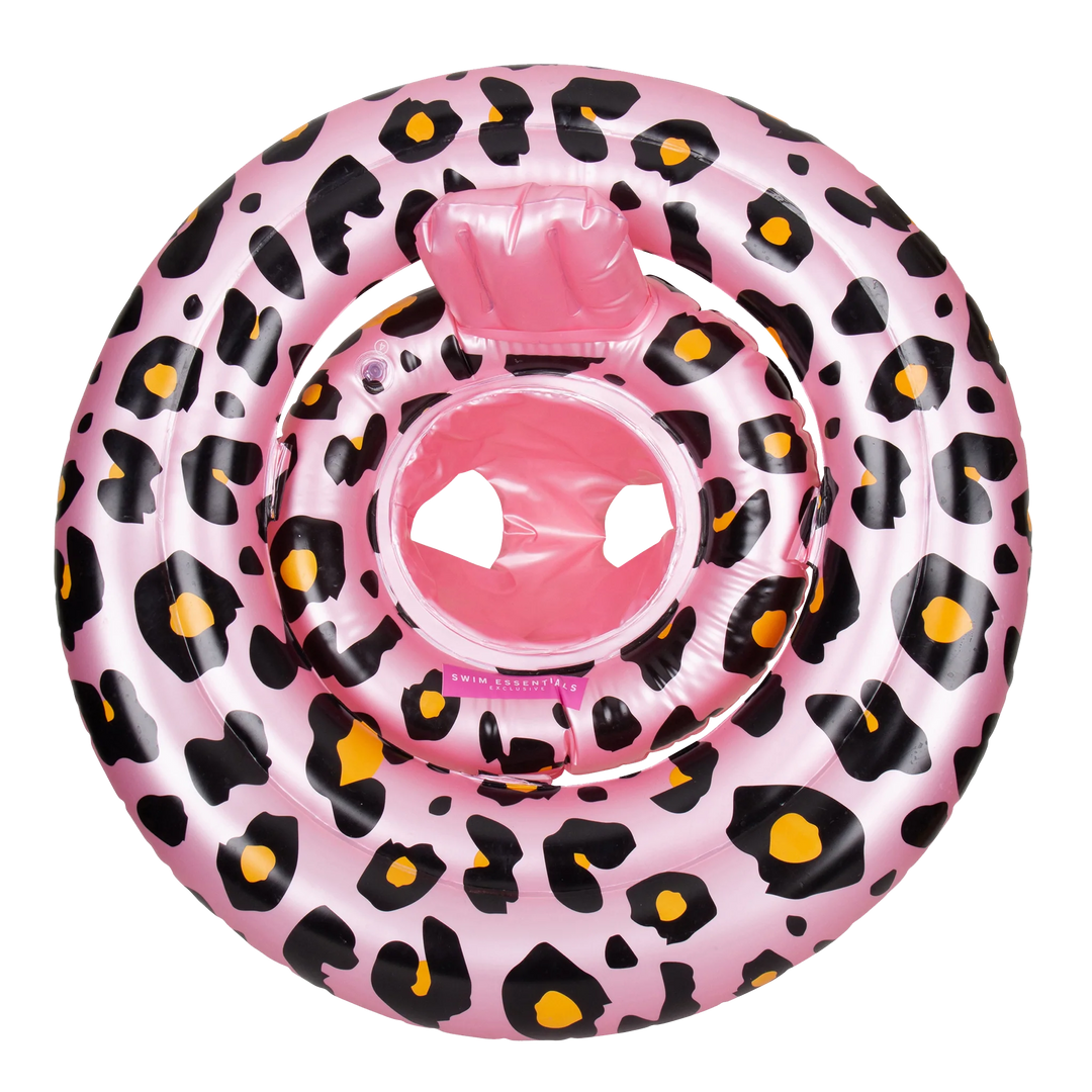 Swim Essentials Baby Float Panter Rose Goud 0-1 jaar - Swim Essentials