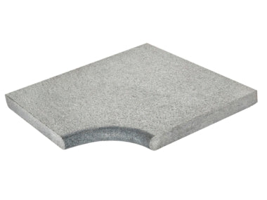 G654 grey mountain original / randsteen Binnenhoek R 15 cm