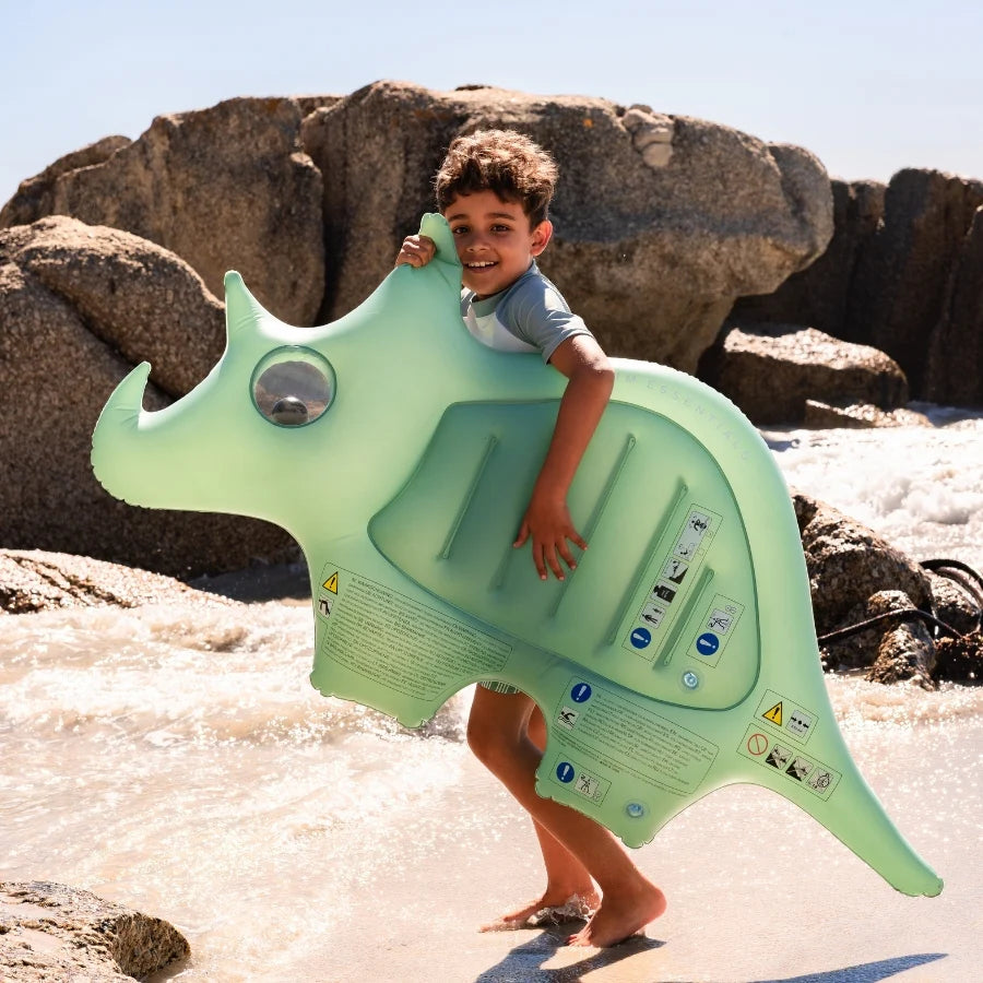 Swim Essentials Dreamscape | Groene Dino Luxe Luchtbed - Swim Essentials