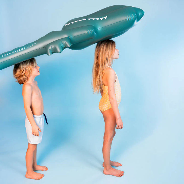 Swim Essentials Dreamscape | Groene Krokodil Luxe Luchtbed - Swim Essentials