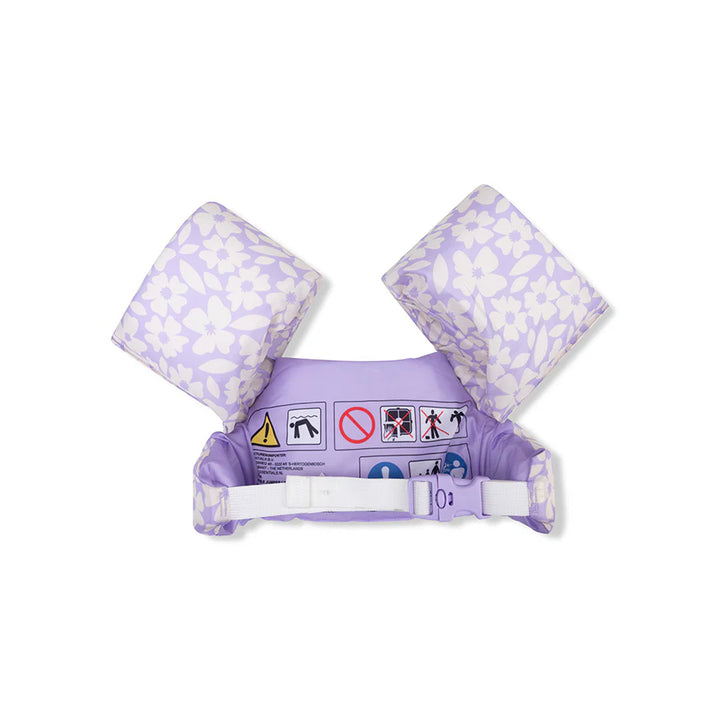 Swim Essentials Puddle Jumper bloemen paars 2-6 jaar - Swim Essentials