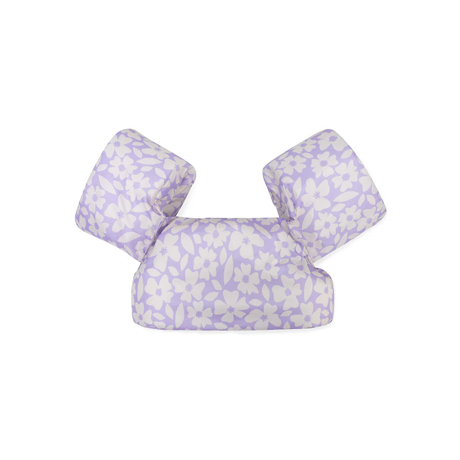 Swim Essentials Puddle Jumper bloemen paars 2-6 jaar - Swim Essentials