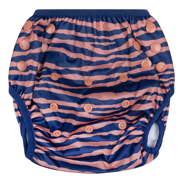 Swim Essentials Zwemluier Wasbaar Blauw Zebra - Swim Essentials