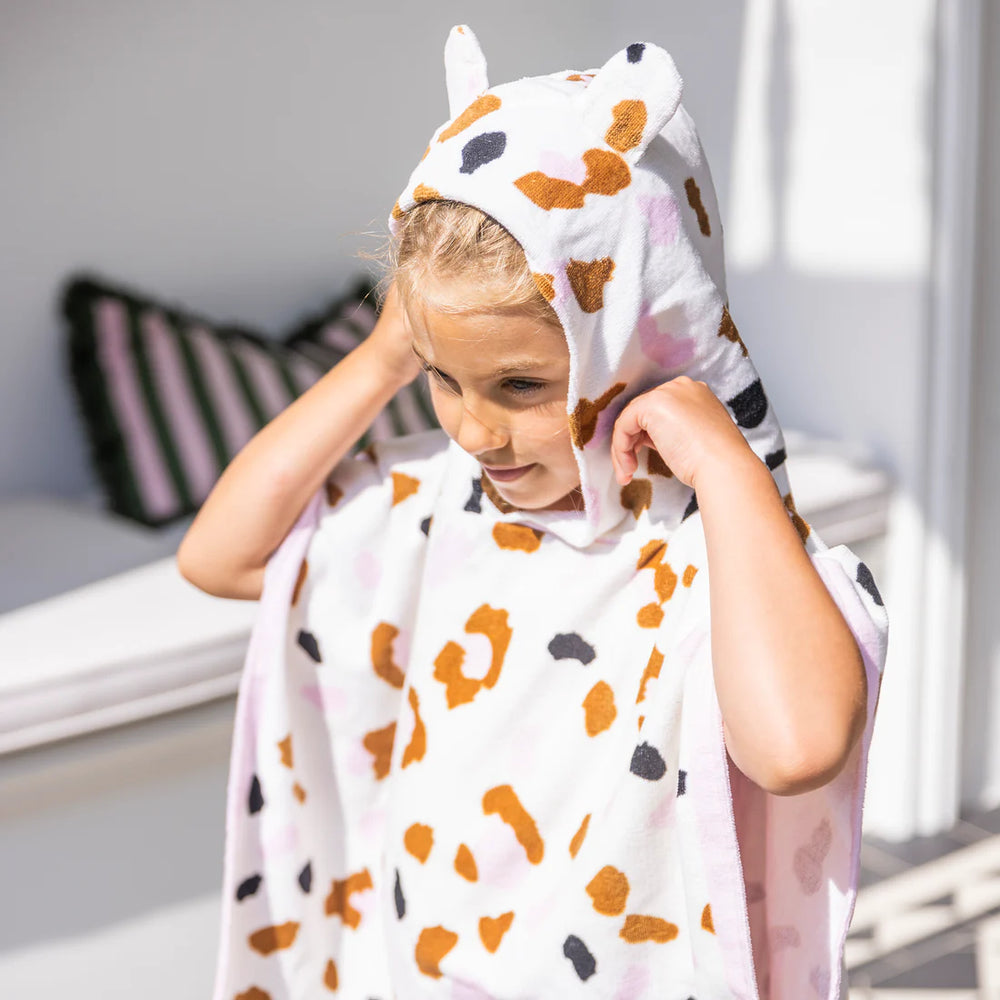 Swim Essentials Strandponcho Panterprint - Swim Essentials