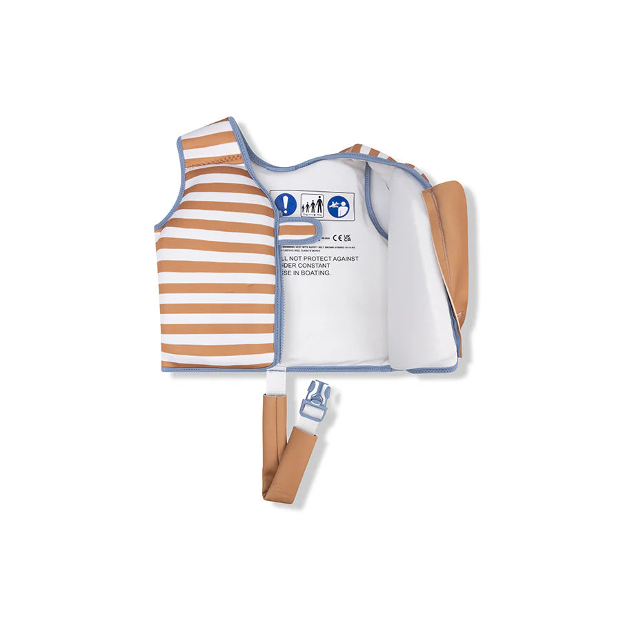 Swim Essentials Softlines | Wit Gestreept Zwemvest 3-6 jaar - Swim Essentials