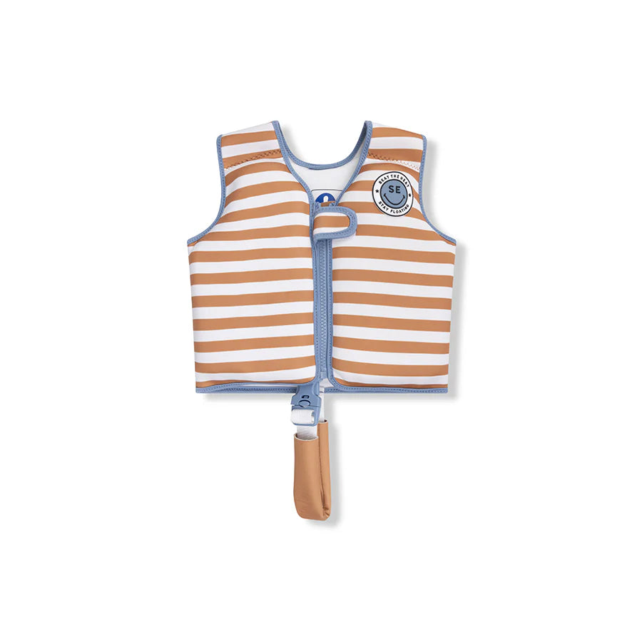 Swim Essentials Softlines | Wit Gestreept Zwemvest 3-6 jaar - Swim Essentials