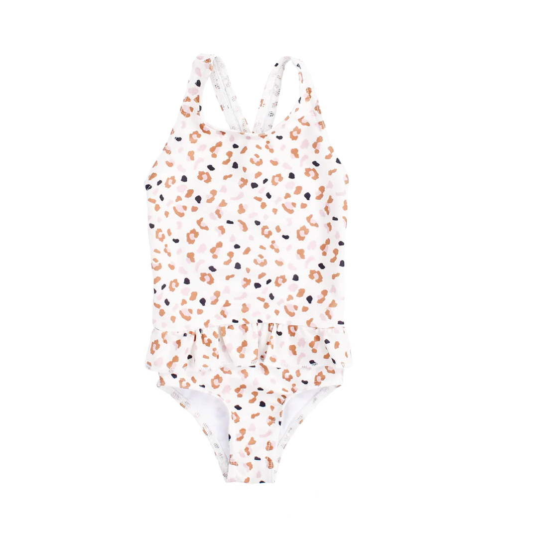 Swim Essentials UV Badpak Meisje Panterprint 134 140 - Swim Essentials