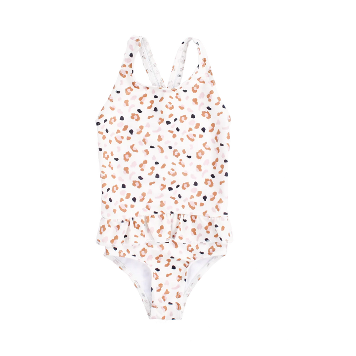 Swim Essentials UV Badpak Meisje Panterprint 122 128 - Swim Essentials