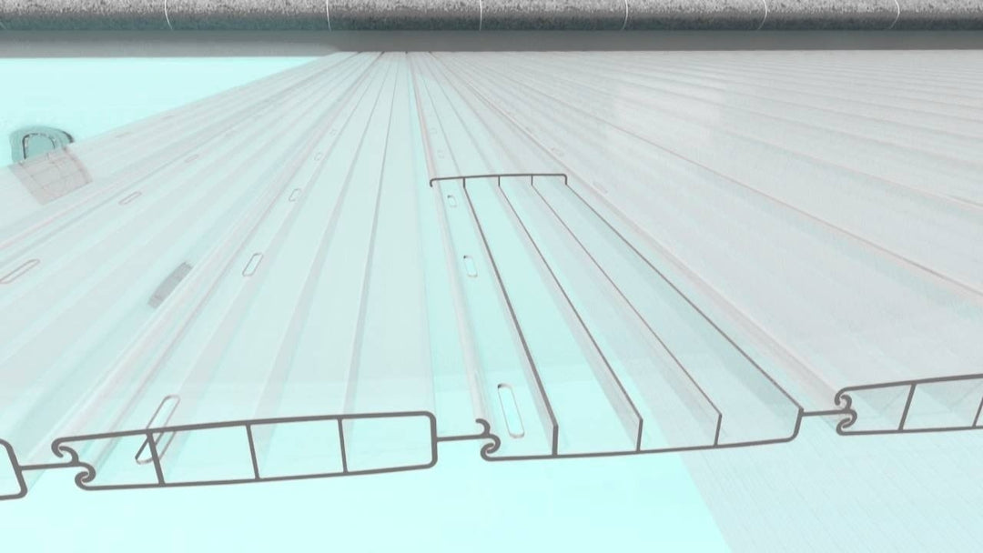 Aquadeck: Polycarbonaat lamel - Aquadeck