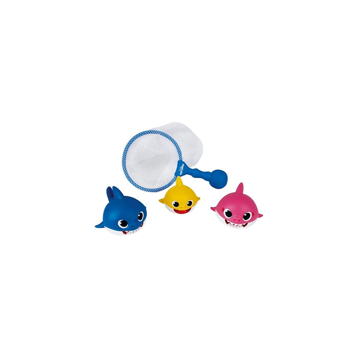 Baby shark 3 delige set badspeeltjes met schepnet - BABY
