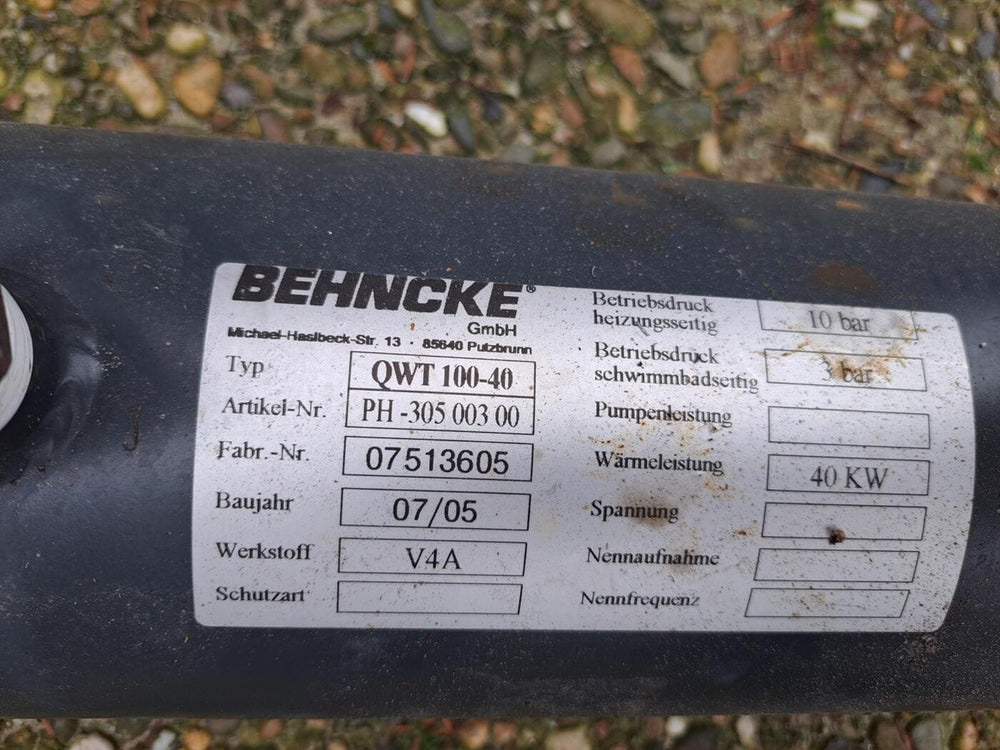 Warmtewisselaar qwt 100-40 (gebruikt) - Warmtewisselaar