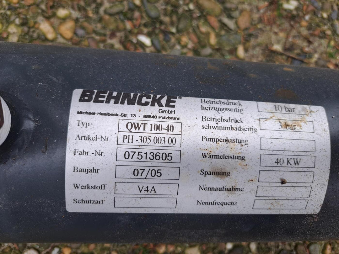 Warmtewisselaar qwt 100-40 (gebruikt) - Warmtewisselaar