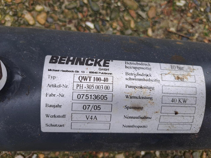 Warmtewisselaar qwt 100-40 (gebruikt) - Warmtewisselaar
