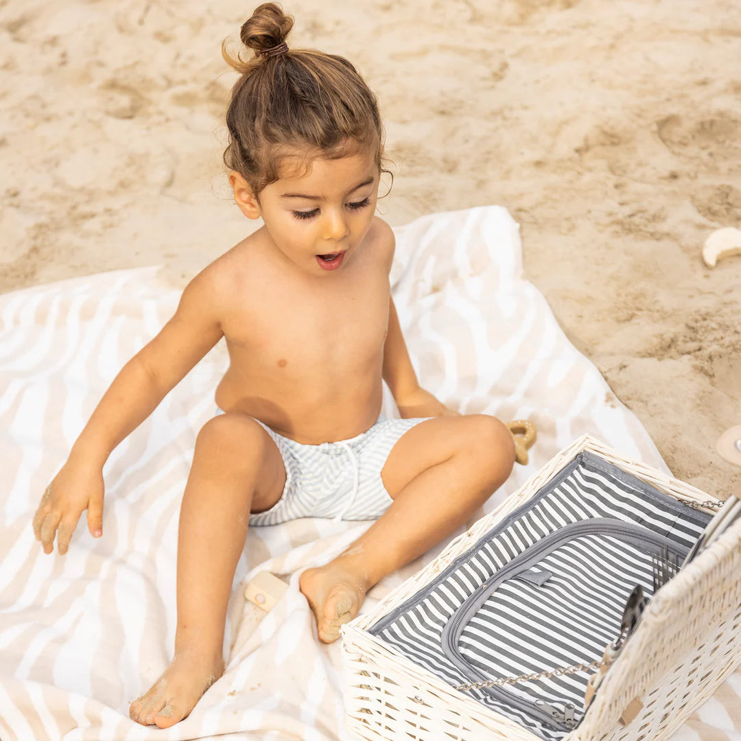 Swim Essentials UV Zwemboxer Wit gestreept - Swim Essentials