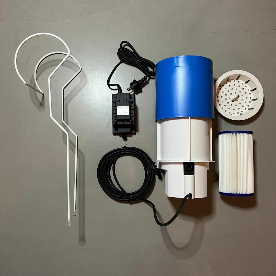 Shott Inhangfilter voor hottubs en opbouwzwembad (cartouche skimmer) 12v - 3,6 m3 per uur (met flexihook) si4000 - Shott