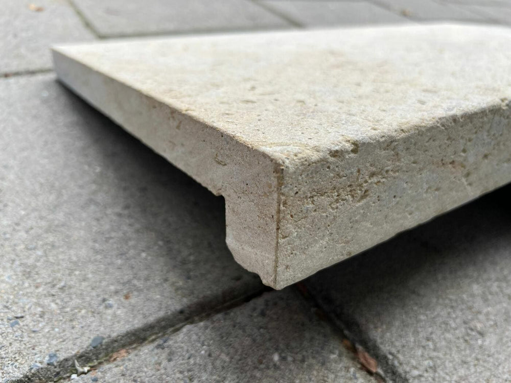 Randsteen Fez natuursteen rechte neus prijs per stuk - Randsteen