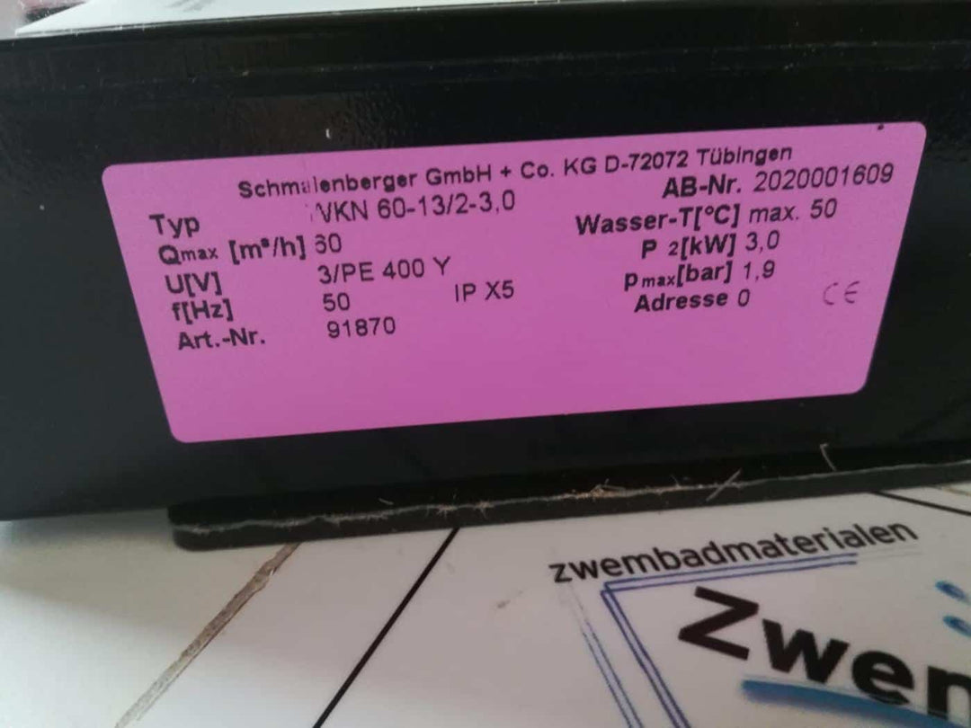 Fluvo pomp control type G3 - Fluvo