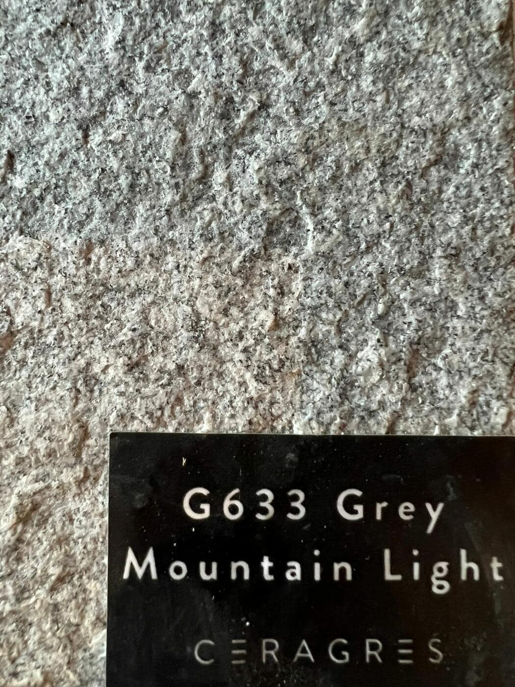 Randsteen g633 Grey Mountai Light keramiek rechte neus prijs per stuk - Randsteen