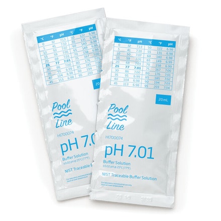 Hanna Pool Line buffervloeistof pH 7.01, 1 zakje van - HANNA
