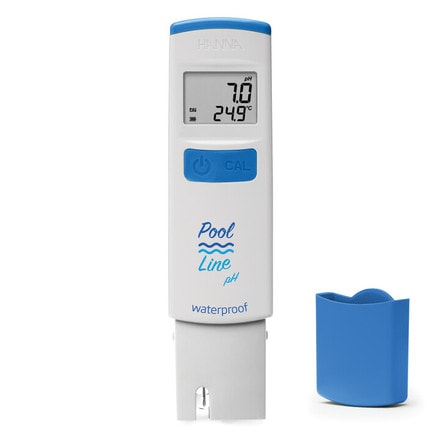 Hanna Pool Line Waterbestendige zakformaat pH-tester, 0,1 pH - HANNA