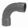PVC bocht 90° (lange radius) - Fittingen en beugels