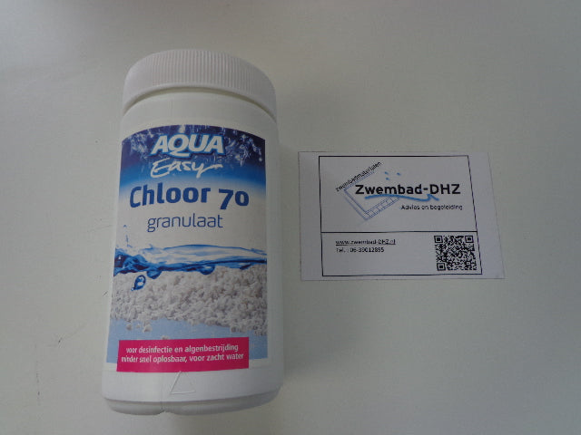 Aqua Easy chloor 70 granulaat (organisch) niet-gestabiliseerd - Aqua Easy
