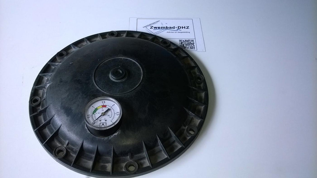 Topdeksel voor poltank zandfilter (gebruikt) zonder manometer - Topdeksel