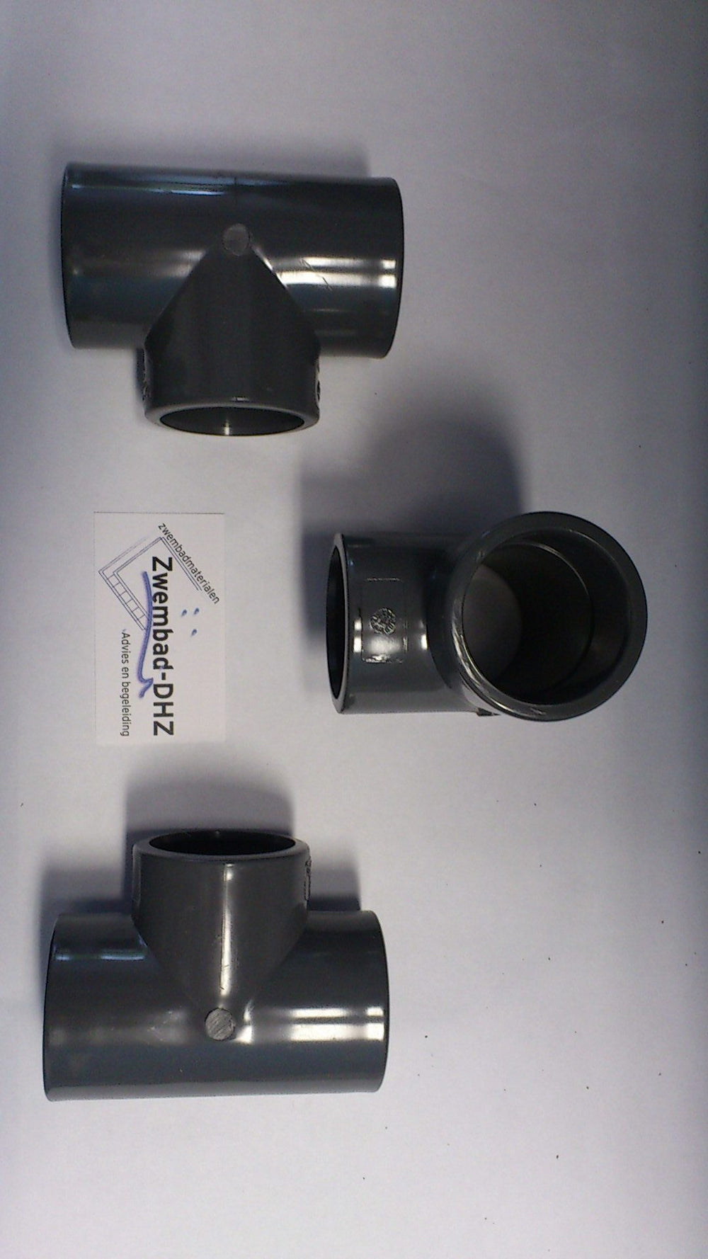 PVC Tee-stuk 90° pn16 gelijmd - Fittingen en beugels