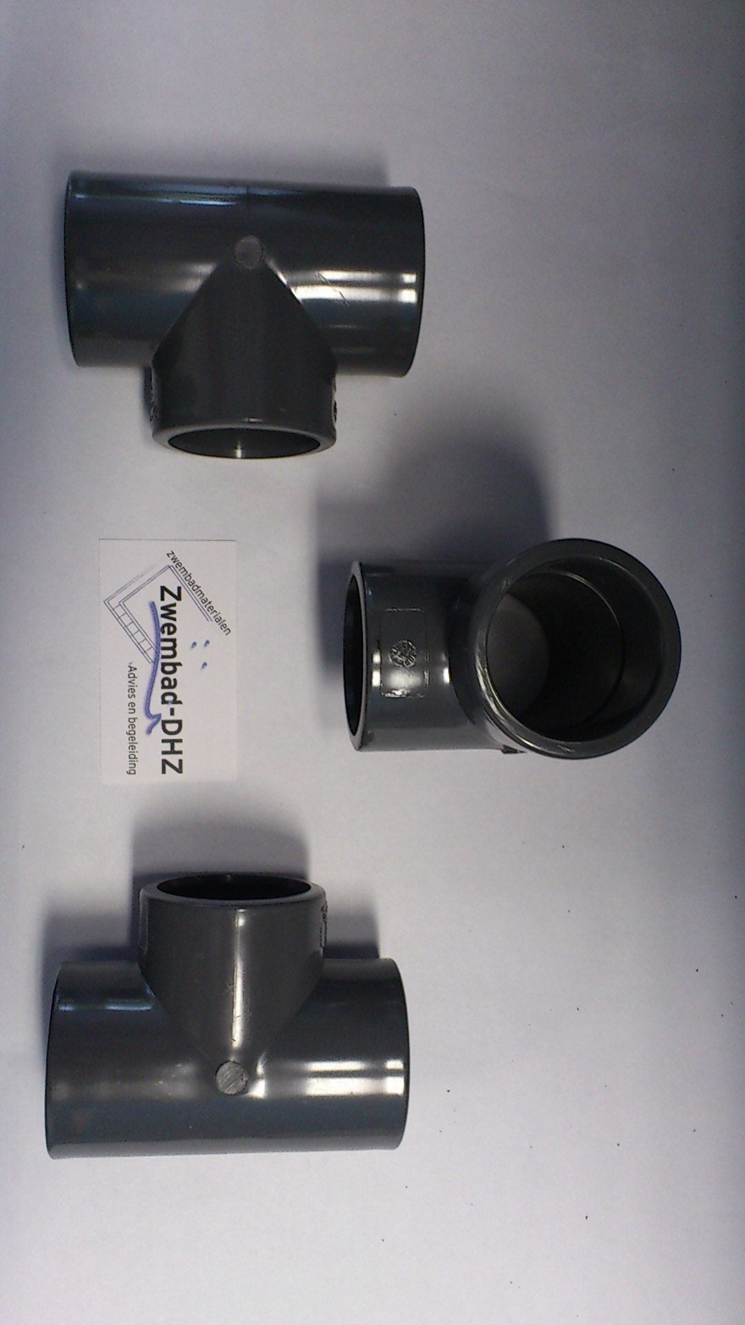 PVC Tee-stuk 90° pn16 gelijmd - Fittingen en beugels