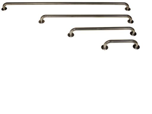 Handrail 0,5 mtr, buis, flensbevestiging, aisi-316 - Zwembadtrappen en leuningen