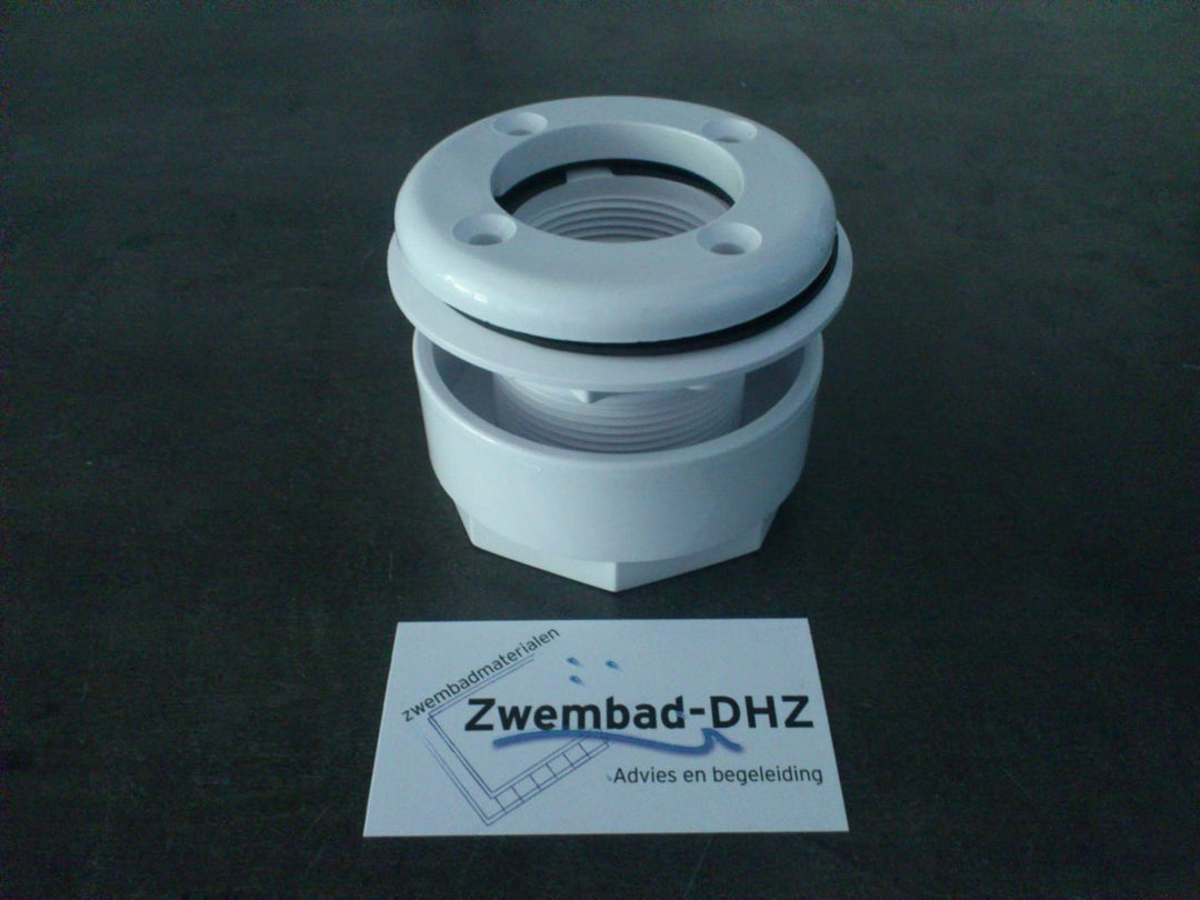 Hayward inlaatfitting met flensset en kontramoer (polyester prefab baden) sp1023e - Hayward