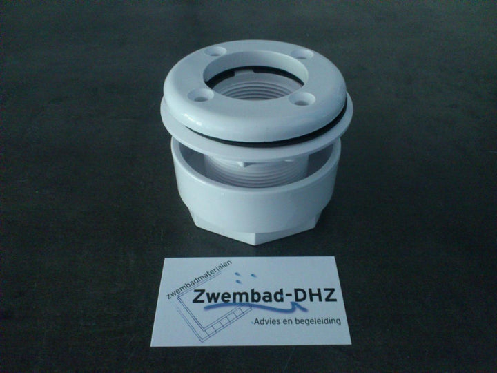 Hayward inlaatfitting met flensset en kontramoer (polyester prefab baden) sp1023e - Hayward