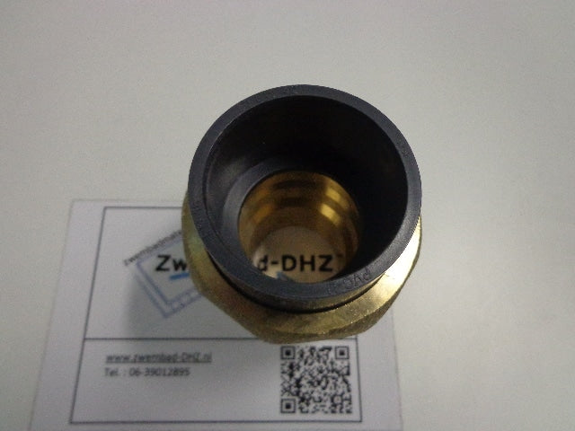 PVC schroefbus F 16 bar (t.b.v. thermostaat aansluiting) - Fittingen en beugels
