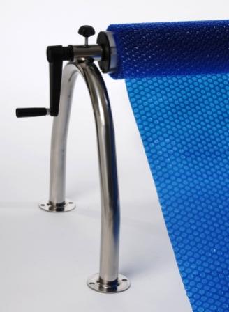 Flexinox telescopisch oprolsysteem 4,3 tot 5,7 mtr (U-support met flenzen) - Flexinox