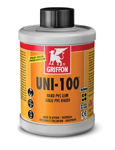 Griffon PVC lijm, uni100/, met kwast - Griffon