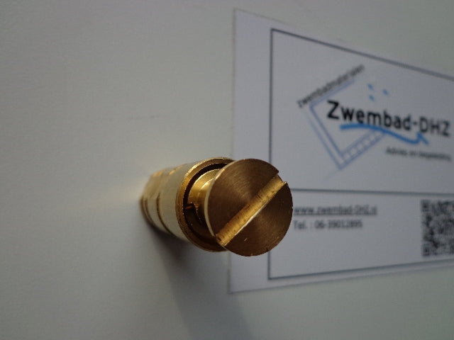 Wegdraaibare grondpen voor inbouw, diam - Wegdraaibare