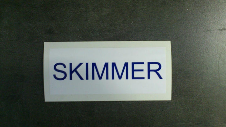 Zwembad sticker "skimmer" (geen verzendkosten) - Zwembad