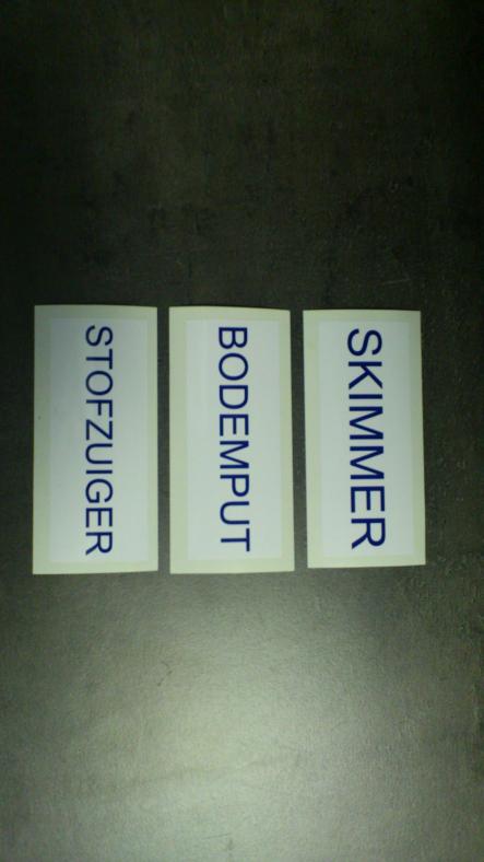 Zwembad sticker "bodemput" (geen verzendkosten) - Zwembad