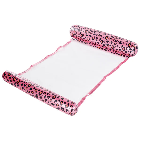 Swim Essentials Waterhangmat Panterprint Rosé goud - Swim Essentials
