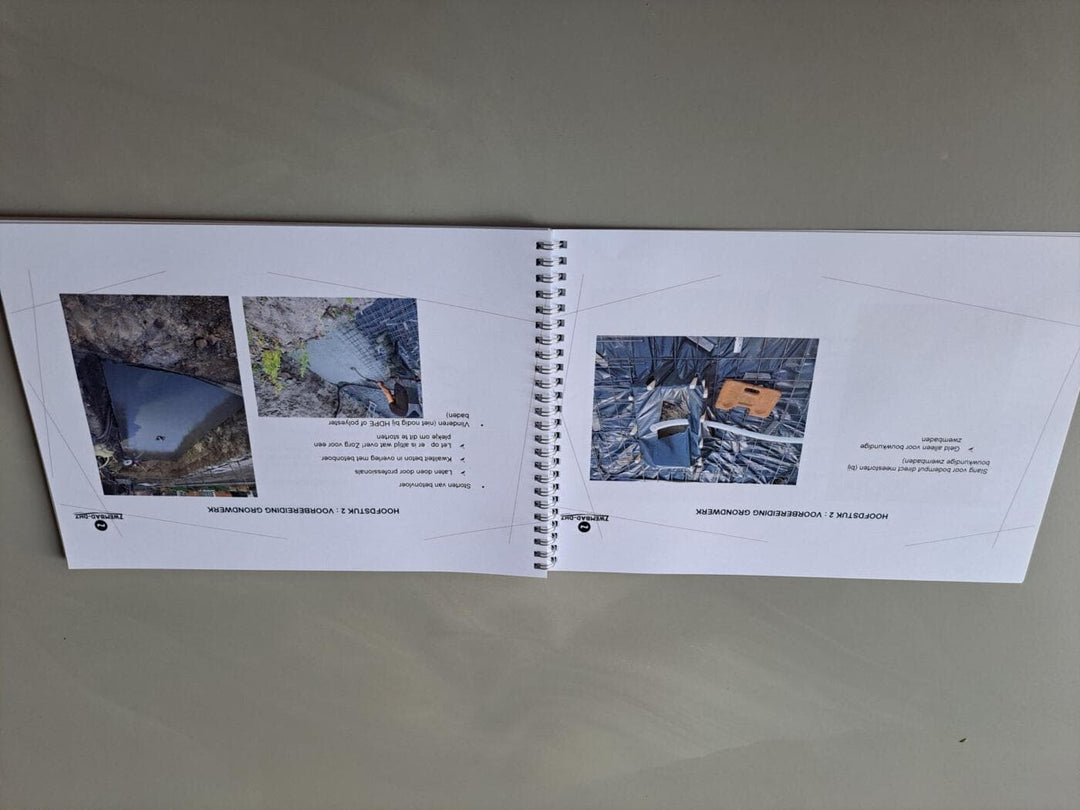 Cursusboek "bouw zelf uw zwembad" van Zwembad-DHZ - Cursusboek