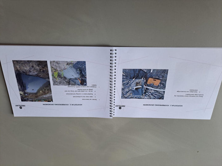 Cursusboek "bouw zelf uw zwembad" van Zwembad-DHZ - Cursusboek